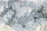 Blue Celestine (Celestite) Crystal Geode - Madagascar #87132-3